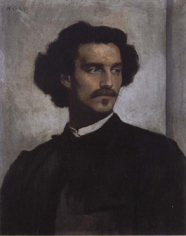 Anselm Feuerbach Self-Portrait oil painting image